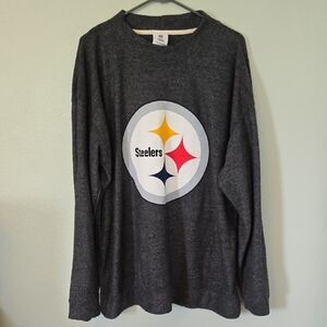 NFL Apparel Steelers Dark Gray Women's Sweatshirt Size 2XL